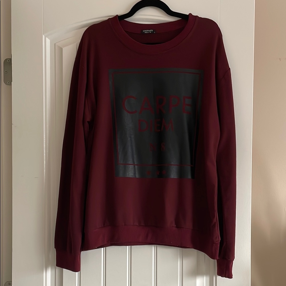 Burgundy Crewneck
